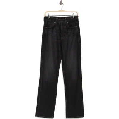 Ag Alexxis Acid Wash High Waist Straight Leg Jeans In Montenegro