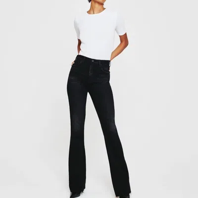 Ag Alexxis High Rise Boot Jeans In Black In White