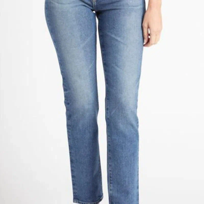 Ag Alexxis High Rise Slim Jeans In Blue