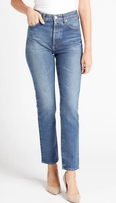 Ag Alexxis High Rise Slim Jeans In 10yell In Blue