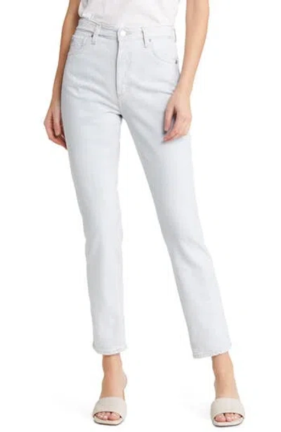Ag Alexxis High Waist Slim Fit Jeans In Chalet
