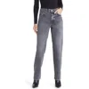 Ag Alexxis Vinte High-rise Straight Leg Jeans In Distortion