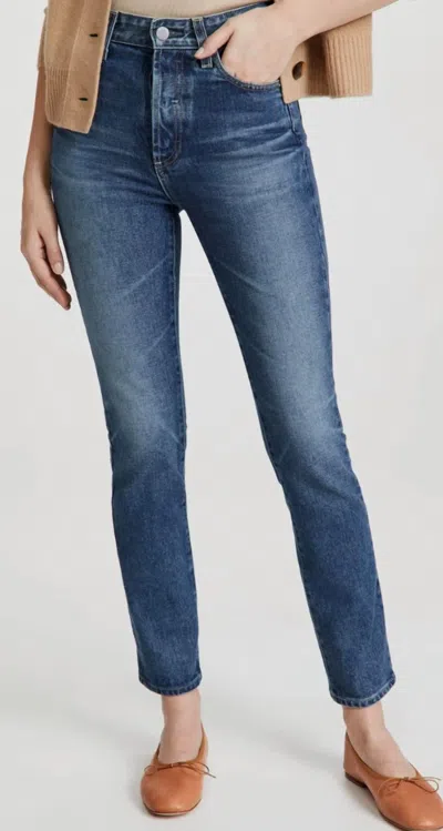 Ag Alexxis Slim Jeans In 10 Years Ellwood In Blue