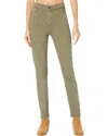 Ag Caden Crop Twill Trousers In Multi