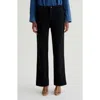 Ag Allegra Wide Leg Jeans In Sulfur Black