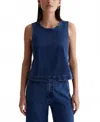 Ag Amelia Tank A-line Sleeveless Top In Midsommar In Blue