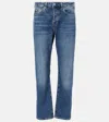 Ag American High-rise Flared Jeans In Blue