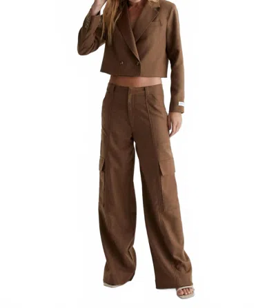 Ag Amia Trouser In Umber In Brown
