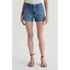 Ag Analeigh High Waist Patch Pocket Denim Shorts