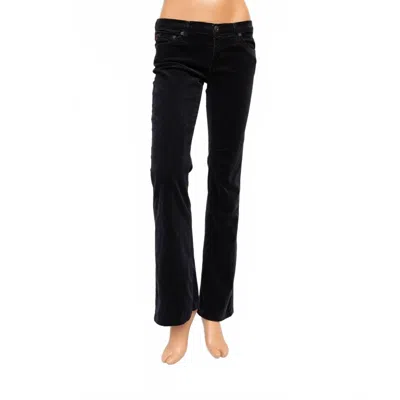 Ag Angel Bootcut Corduroy Pants In Black