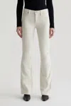 Ag Angel Low Rise Bootcut Corduroy Jeans In White