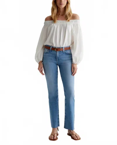 Ag Angel Low Rise Boot Jean In Sincerely In Blue