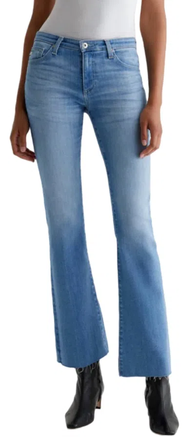 Ag Angel Low Rise Boot Jeans In Nordic Sea In Multi