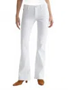 Ag Angel Low-rise Bootcut Jeans In Gallery White