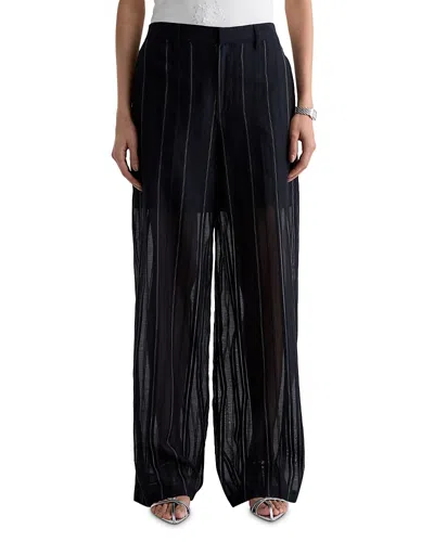 Ag Anna Wide Leg Pants In Black