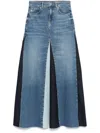Ag High-rise-jeansrock In Blau
