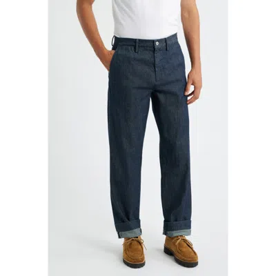 Ag Archie Straight Leg Selvedge Trouser Jeans In Blue