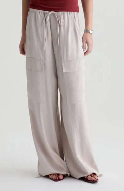 Ag Atwater Wide Leg Pants In Neutral