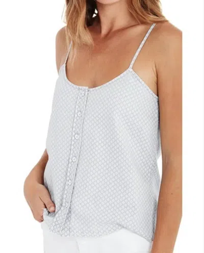 Ag Austen Tank Top In Ditsy Tile In Yellow