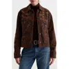 Ag Bailey Beaded Jacquard Jacket In Bronze Beat