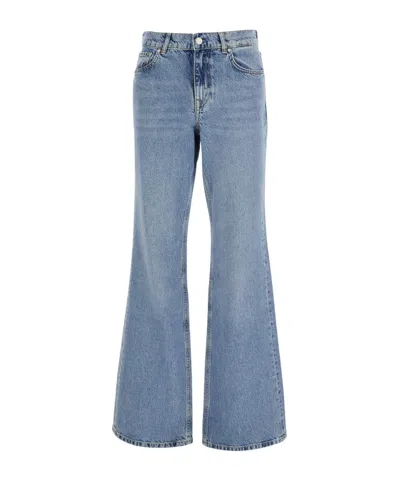Ag Belt-loop Jeans In Blue