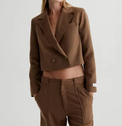 Ag Berlin Blazer In Umber In Brown