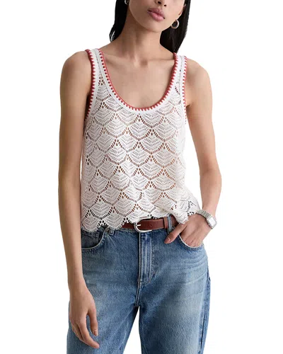 Ag Bianca Openwork Tank In Neutral