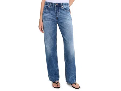 Ag Billie Relaxed Straight In American Riviera Women's Jeans American Riviera: 26 32 In Blue