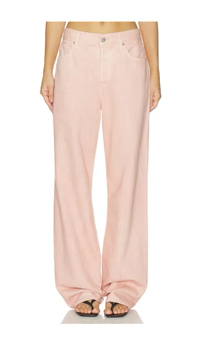 Ag Billie Straight Jean In Pink