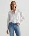 Ag Brea Shirt In Pearl White