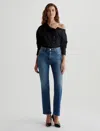 Ag Mari Raw Hem Ankle Slim Straight Leg Jeans In 15 Years Firenze