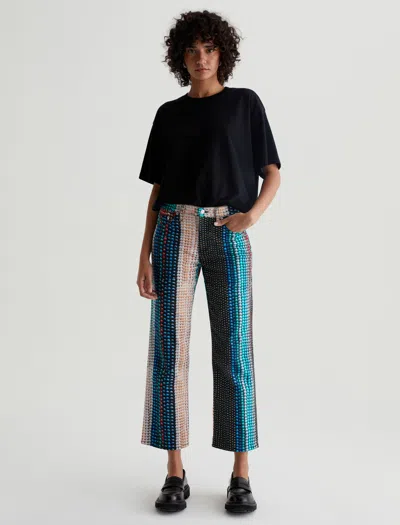 Ag Brinley Crop In Beads Stripe