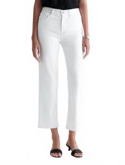 Ag Brinley Crop Jean In Gallery White