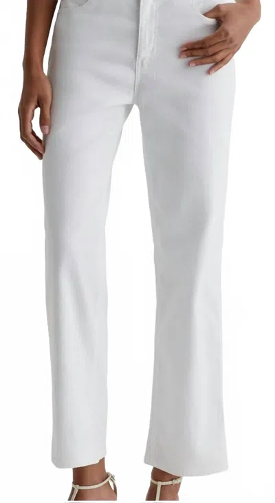 AG BRINLEY CROP JEANS IN WHITE