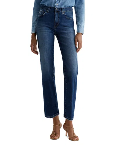 Ag Brinley Mid Rise Ankle Straight Leg Jeans In 7 Years La Jolla