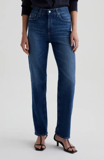 Ag Brinley Mid Rise Classic Straight Leg Jeans In 11 Years Memory