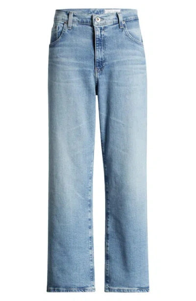 Ag Brinley Mid Rise Crop Straight Leg Jeans In Santa Ynez