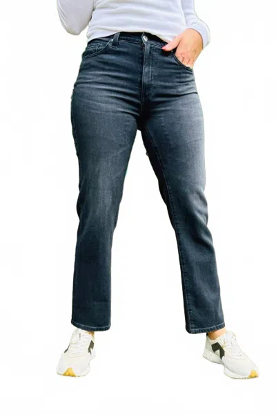 Ag Brinley Mid-rise Denim In Glasgow In Blue