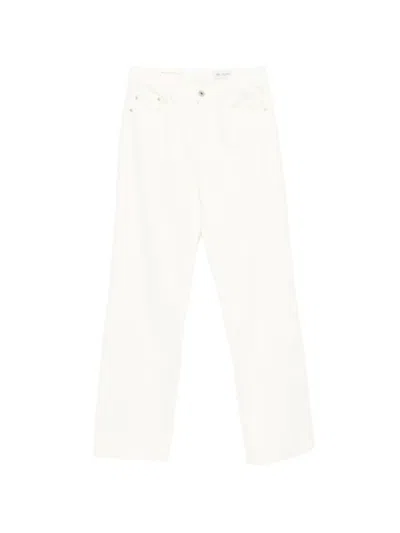 Ag Brinley Mid Rise Jeans In White