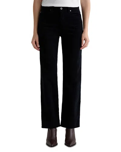 Ag Brinley Mid Rise Straight Corduroy Jeans In Rich Umber In Multi