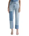 Ag Brinley Mid Rise Straight Crop Jeans In Carpinteria