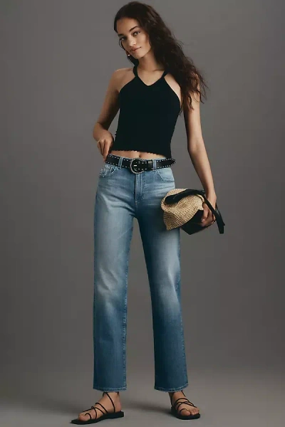 Ag Brinley Mid-rise Straight-leg Jeans
