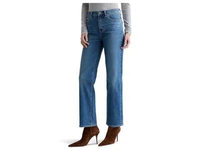 Ag Brinley Mid-rise Straight In Rewind In Blue