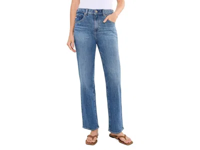 Ag Brinley Mid-rise Straight Jeans Women's Jeans Chord: 30, Cotton/denim/elastane In Blue