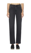 Ag Brinley Straight Jeans In Black