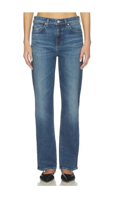 Ag Brinley Straight Jeans In Blue
