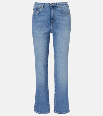 Ag Brinley Straight Jeans In Blue