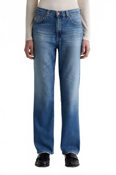 Ag Brinley Straight Leg Jeans In Soaring In Blue