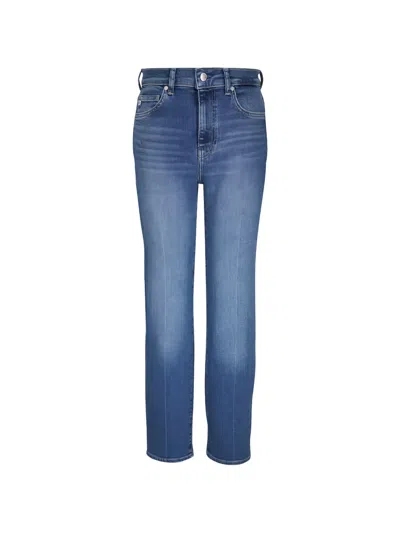 Ag Brinley Straight-leg Jeans In Blue