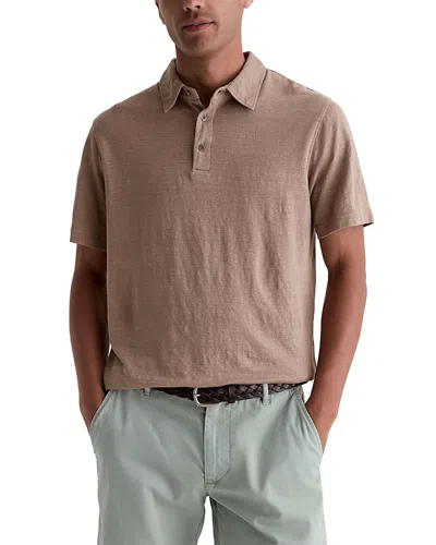 Ag Bryce Classic Fit Polo Shirt In Brown